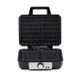 ALPINA Elektrisches Waffeleisen 1000W Schwarz