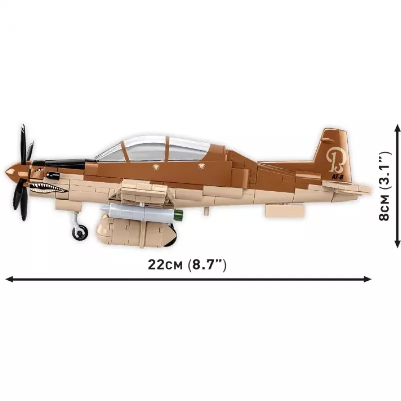 COBI KLOCKI Blocks AT-6 Wolverine 263-teiliges Baukasten-Set