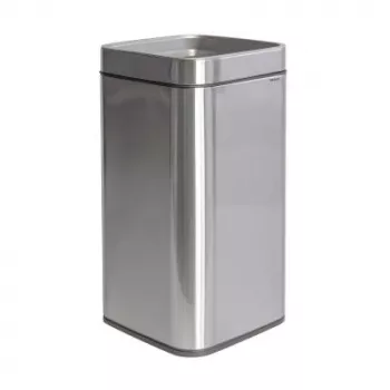 MAULprime 25L Edelstahl-Abfalleimer mit offenem Deckel