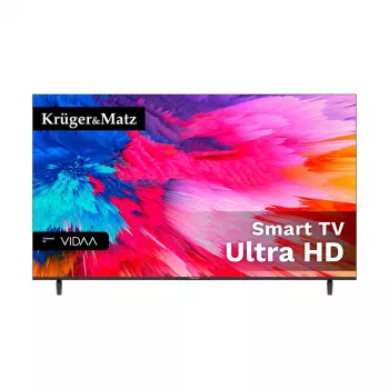 KRUGER & MATZ KM0255UHD-V3 139 cm (55 inch) 4K UHD DLED Smart TV Android TV 9.0 Wi-Fi Bluetooth Schwarz