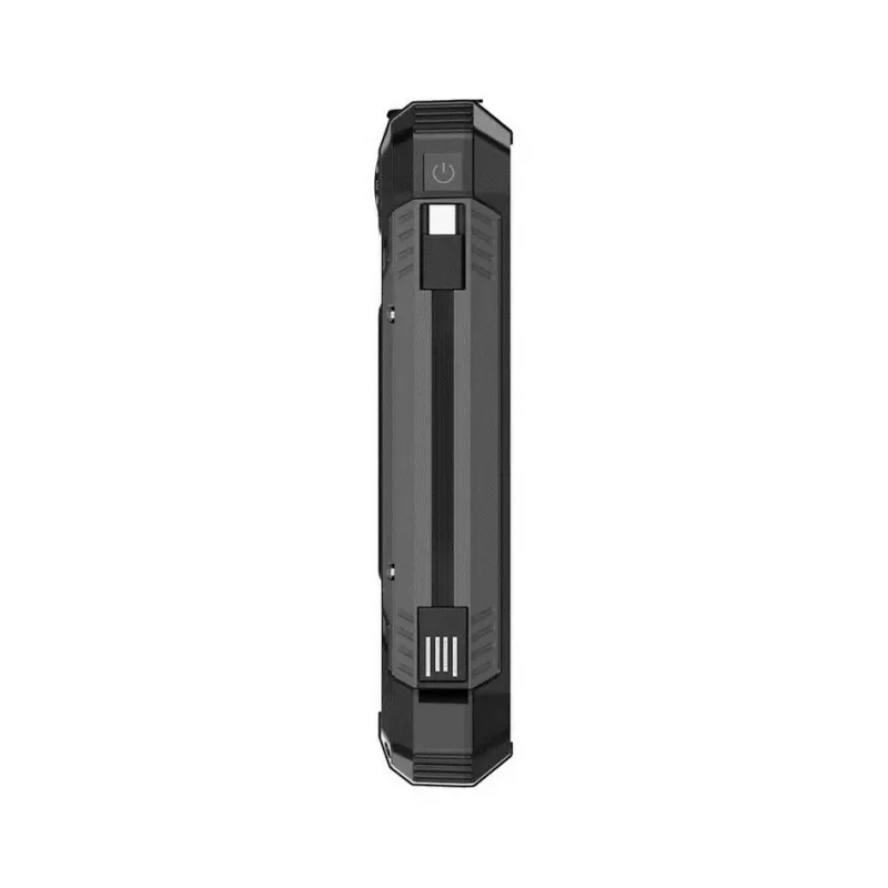 PowerNeed S20000Q 20000mAh Outdoor Solar Power Bank mit kabellosem Laden, QC3.0 & PD 20W, Schwarz