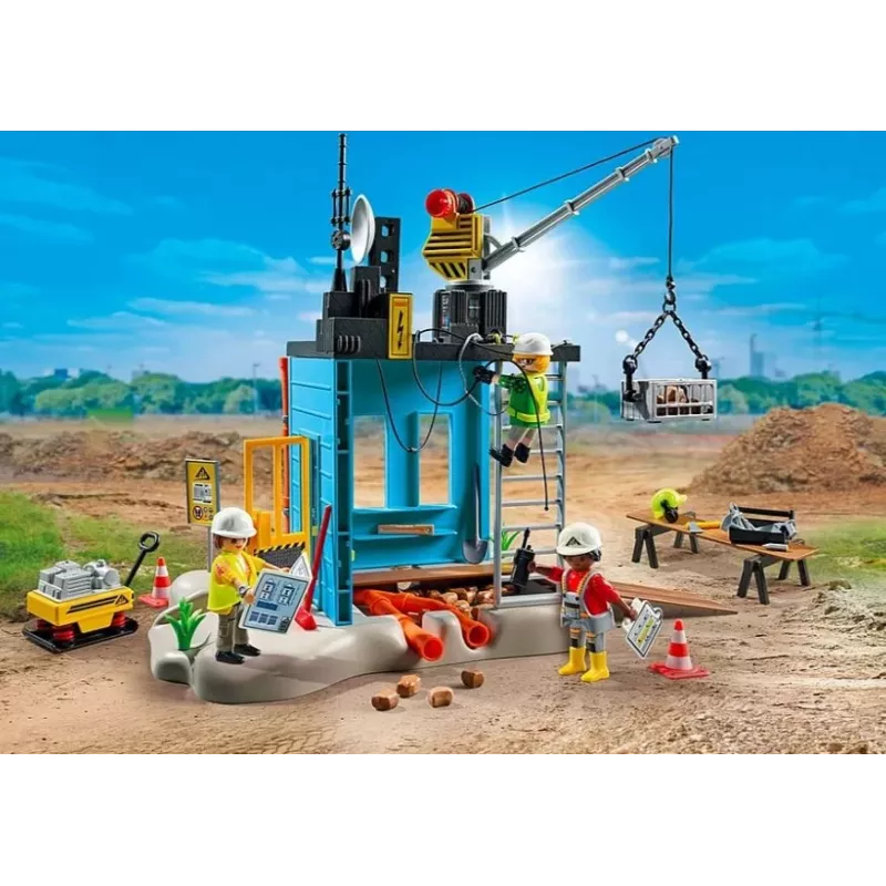 Playmobil Action Heroes 71650 Baustellen-Spielset