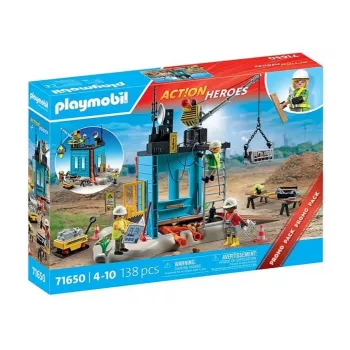 Playmobil Action Heroes 71650 Baustellen-Spielset