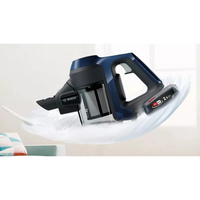 Bosch Unlimited Serie 6 BCS611P4A Akku-Staubsauger, 0,3 L, Schwarz, 2,5 Ah