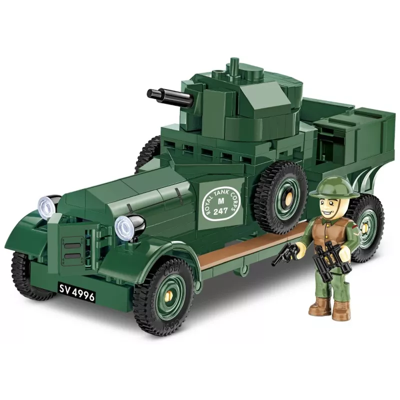 COBI KLOCKI Historical Collection Rolls-Royce Armoured Car 1920 Pattern Mk I Bauklötze-Set (226 Teile)