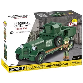 COBI KLOCKI Historical Collection Rolls-Royce Armoured Car 1920 Pattern Mk I Bauklötze-Set (226 Teile)
