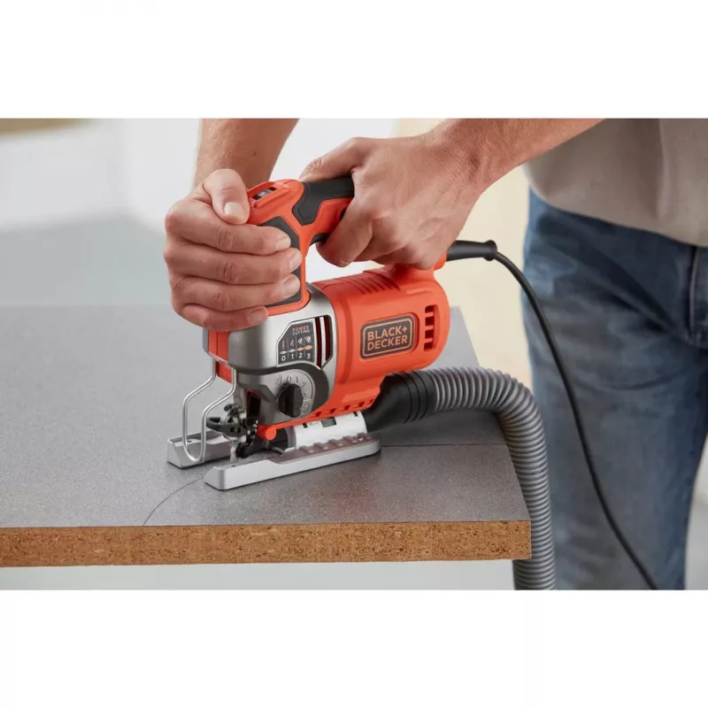Black & Decker BES610-QS Power Stichsäge 600W mit Pendelhub