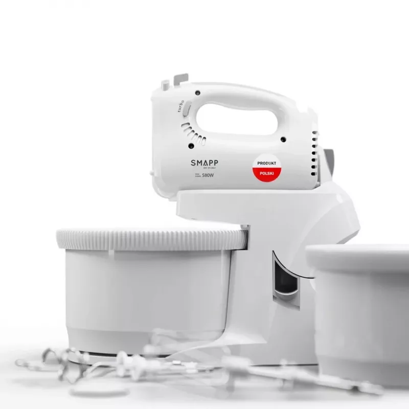 SMAPP Hand Mixer mit 2 Schüsseln 451.66 Weiß
