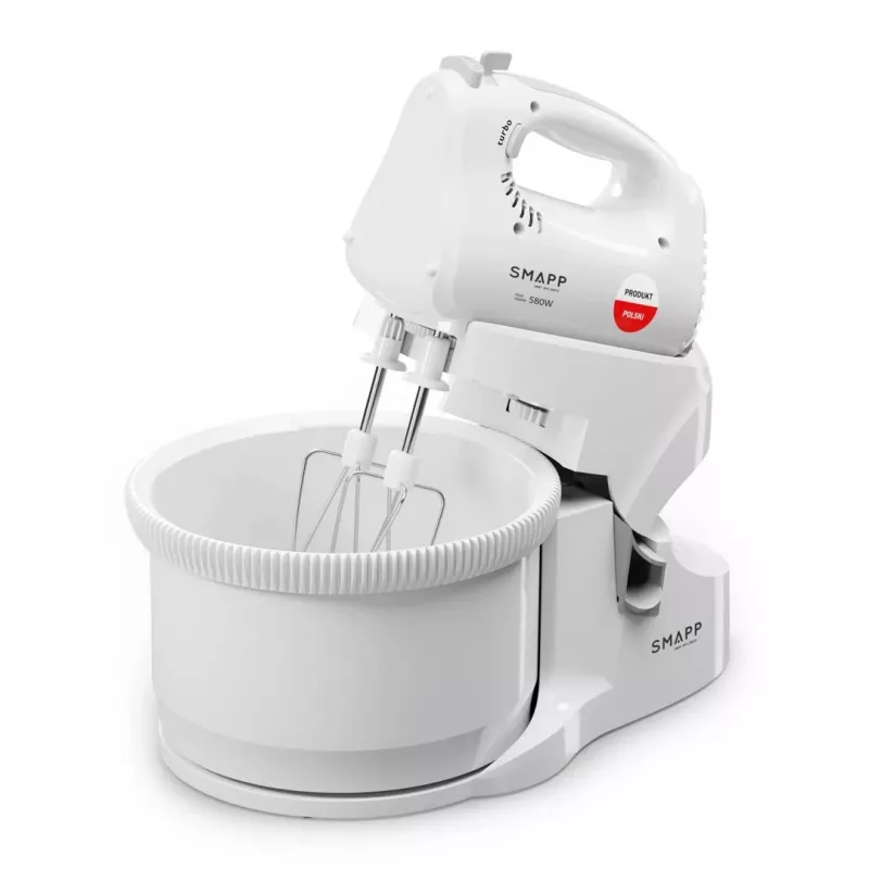 SMAPP Hand Mixer mit 2 Schüsseln 451.66 Weiß