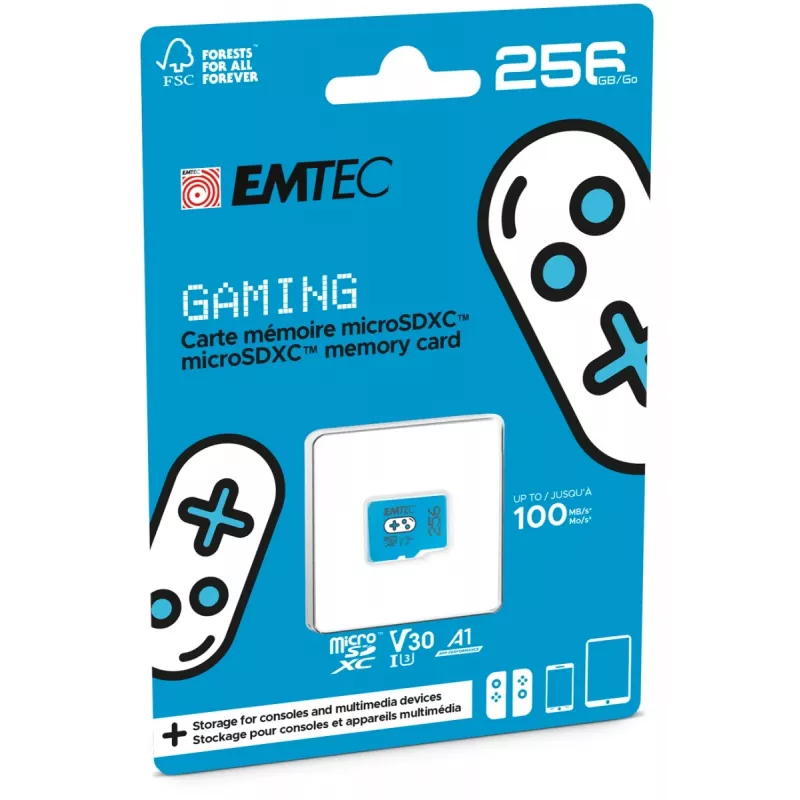 EMTEC Gaming MicroSDXC 256 GB UHS-I U3 V30 A1 Speicherkarte