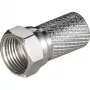 GOOBAY F-Stecker 7mm, Silber