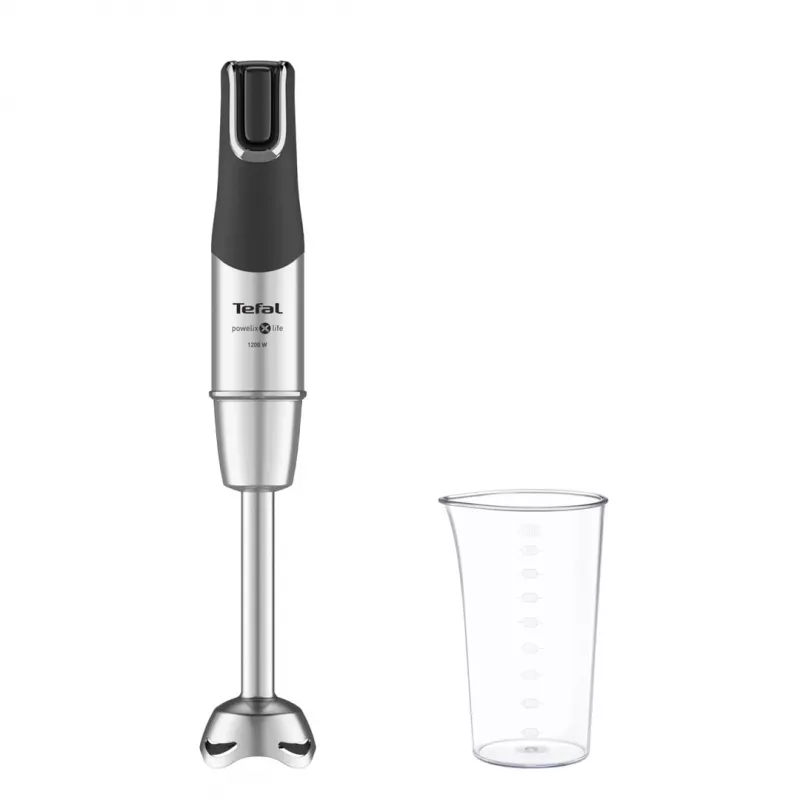 Tefal Infinity Force Pro 5in1 HB95LD38 Stabmixer, 1200 W, Schwarz/Edelstahl