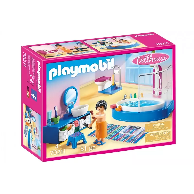 Playmobil Puppenhaus 70211 Badezimmer mit Badewanne