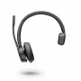 Poly Voyager 4300 UC Series 4310 für Microsoft Teams - Kabelloses Bluetooth On-Ear-Headset mit Noise-Cancelling-Mikrofon - Schwarz