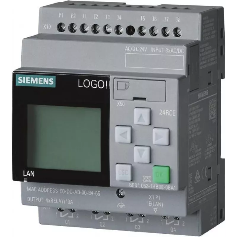 Siemens LOGO! 24 RCE Logikmodul 8.4 (6ED1052-1HB08-0BA2)