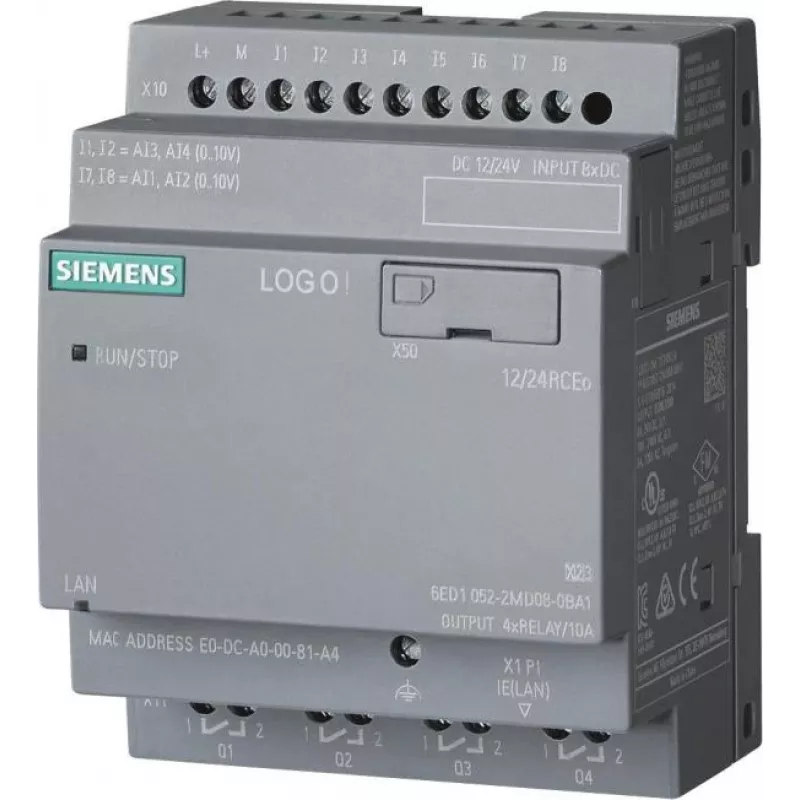 Siemens LOGO! 12/24RCEO Logikmodul 6ED1052-2MD08-0BA2