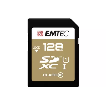 Emtec SDXC 128GB Class10 Gold+ UHS-I U1 Speicherkarte