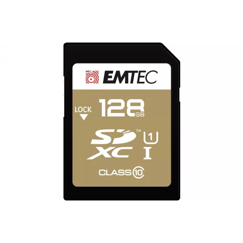 Emtec SDXC 128GB Class10 Gold+ UHS-I U1 Speicherkarte