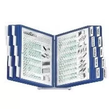 Durable VARIO Display Panel System DIN A4 Blau mit 20 Tafeln