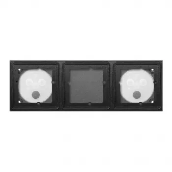 GIRA 551300 Unterputz-Gehäuse 3-fach System 106 Schwarz