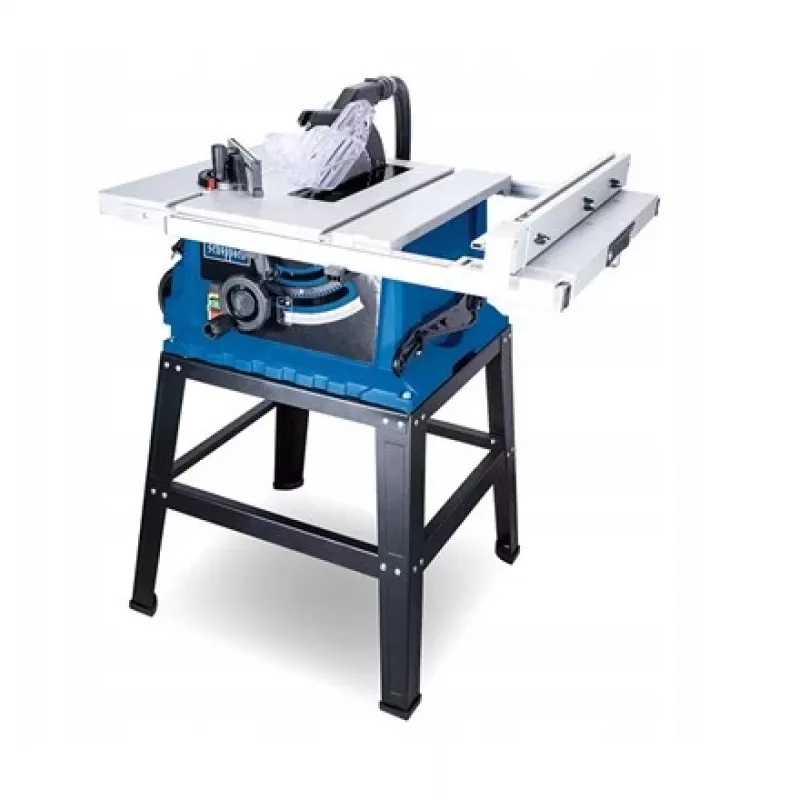 Scheppach HS105 2000W 254mm Tischkreissäge mit Gestell und Parallelanschlag