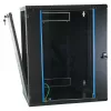 EFB 19 inch Wandgehäuse 18U, fest, 1-teilig, RAL 9005, Tiefe 600 mm