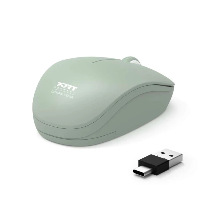 PORT DESIGNS PORT CONNECT Mouse Collection II Wireless 2,4 GHz Olivgrün
