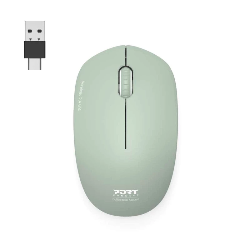 PORT DESIGNS PORT CONNECT Mouse Collection II Wireless 2,4 GHz Olivgrün