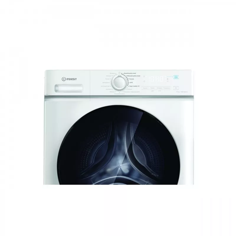 Indesit MXWD7514BPL Wasch-Trockner, 7 kg Waschen, 5 kg Trocknen, 1400 U/min, Schwarz