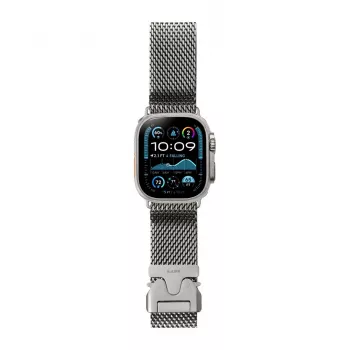 LAUT SATURN LOOP Titan-Woven-Mesh-Armband für Apple Watch