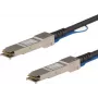 StarTech.com 3m QSFP-H40G-CU3M Kompatibles QSFP+ Direct Attach Copper Kabel - 40G QSFP+ Passives Twinax-Kabel - SFF-8436 - Schwarz