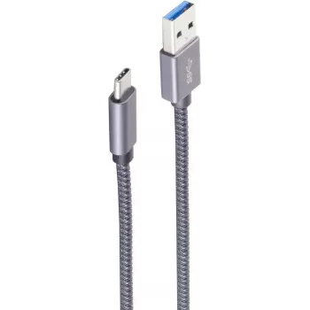 ShiverPeaks BS13-38150 USB 3.2 Gen 2 Kabel, USB-A auf USB-C, 1,5 m, Grau