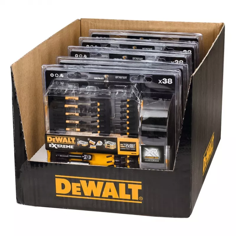 DEWALT DT70733T-QZ 38-teiliges Schraubendreher-Bit-Set mit magnetischem Bithalter