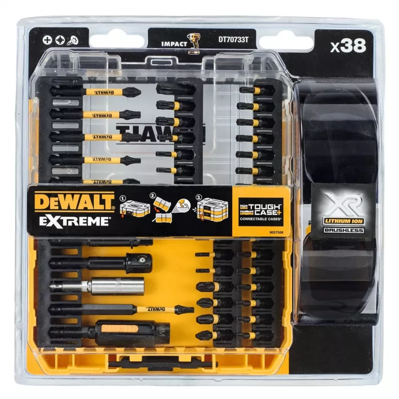 DEWALT DT70733T-QZ 38-teiliges Schraubendreher-Bit-Set mit magnetischem Bithalter