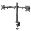 Maclean MC-884 Einzelmonitor-Tischhalterung für 17-32 inch Bildschirme, Schwarz, Gasfeder, USB 3.0