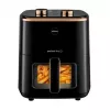 ELDOM FRITTA Fettfreie Fritteuse 5,0 L Einstellbare Temp. Timer 1500 W Einzeln 5 L Standalone Heißluftfritteuse Schwarz