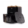 ELDOM FRITTA Fettfreie Fritteuse 5,0 L Einstellbare Temp. Timer 1500 W Einzeln 5 L Standalone Heißluftfritteuse Schwarz