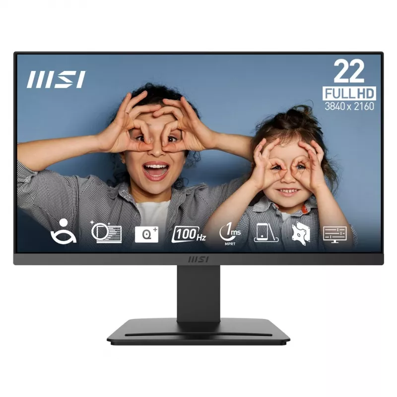MSI PRO MP223 E2 21.45 inch VA Full HD 100Hz Monitor Schwarz
