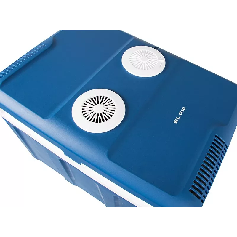 BLOW Tourist Car Fridge 42L Grau/Blau Thermoelektrischer Tragbarer Kühler