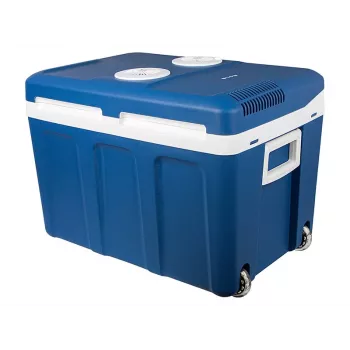 BLOW Tourist Car Fridge 42L Grau/Blau Thermoelektrischer Tragbarer Kühler