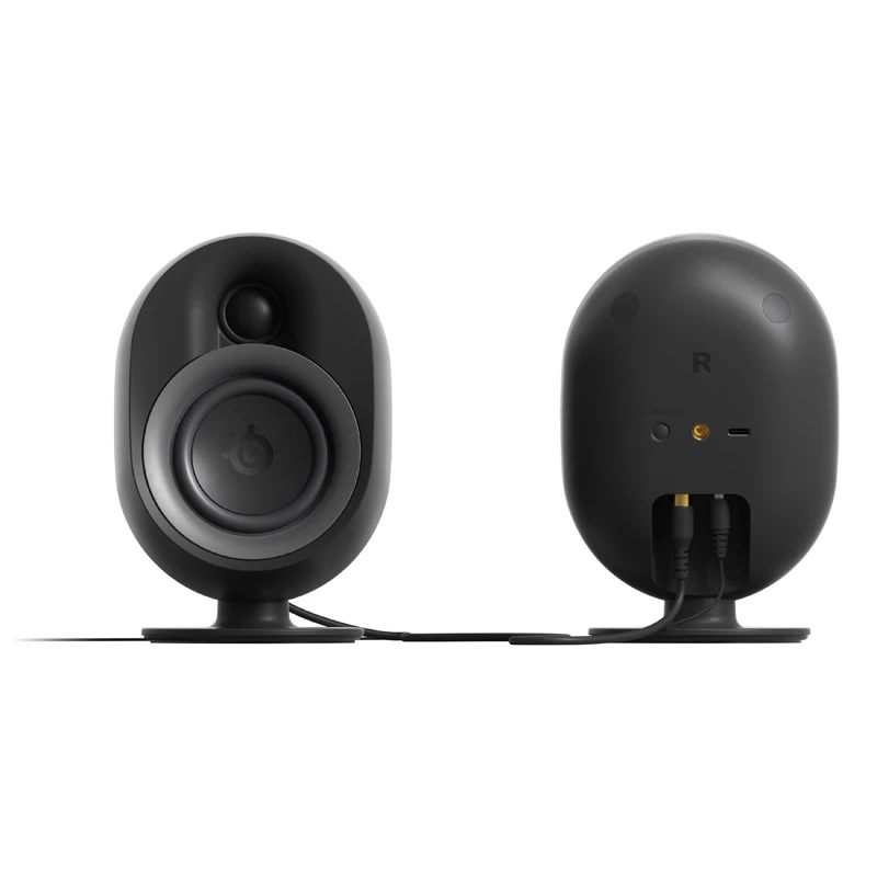 SteelSeries Arena 9 5.1-Kanal Lautsprechersystem mit kabellosem Subwoofer, Bluetooth 5.0, RGB-Beleuchtung, Schwarz