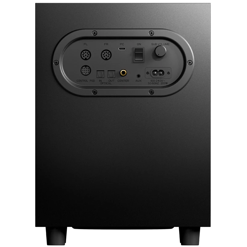 SteelSeries Arena 9 5.1-Kanal Lautsprechersystem mit kabellosem Subwoofer, Bluetooth 5.0, RGB-Beleuchtung, Schwarz