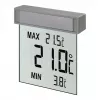 TFA Vision Digitales Fensterthermometer Silber/Grau (30.1025)