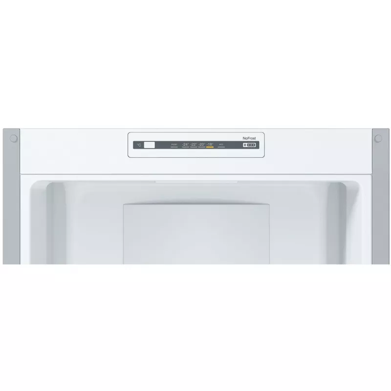 Bosch KGN36NLEA Serie 2 Kühl-Gefrierkombination, Edelstahl-Optik, 308 L Gesamtnutzinhalt, Energieeffizienzklasse E