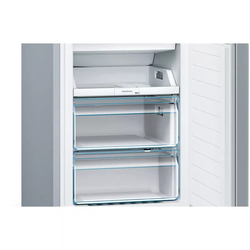 Bosch KGN36NLEA Serie 2 Kühl-Gefrierkombination, Edelstahl-Optik, 308 L Gesamtnutzinhalt, Energieeffizienzklasse E