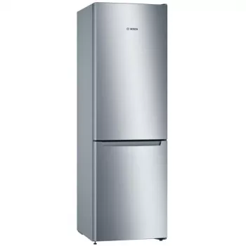 Bosch KGN36NLEA Serie 2 Kühl-Gefrierkombination, Edelstahl-Optik, 308 L Gesamtnutzinhalt, Energieeffizienzklasse E