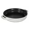 Staub La Cocotte Runder Gusseisen-Bräter Auflaufform 24 cm 3,8 L Schwarz