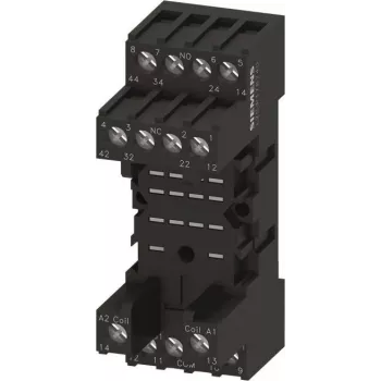 Siemens LZS PT78740 Relaissockel 4-polig Schraubanschluss Schwarz