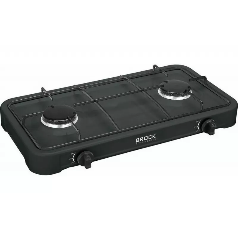 Brock GS 2002 BK Tragbarer Gaskocher - Schwarz