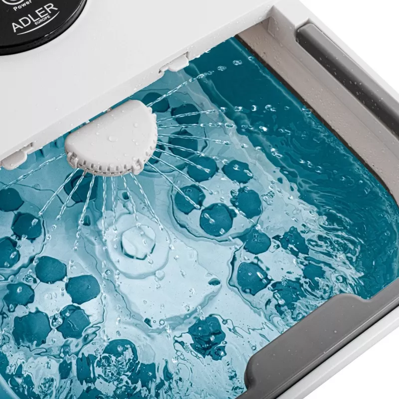 ADLER AD 2182 Fuß-Hydromassagegerät mit Blasen, Vibration, Infrarot und Rollen
